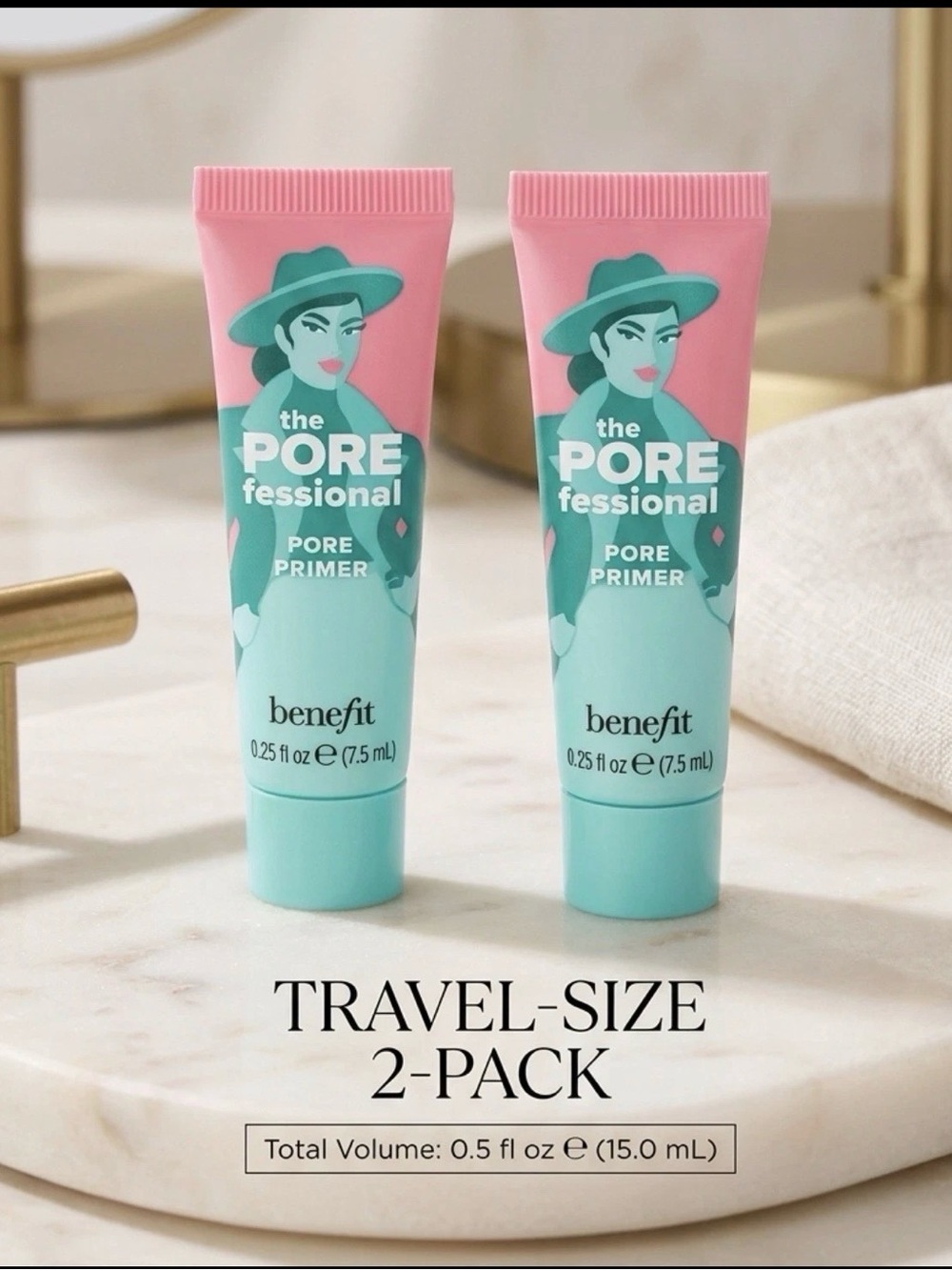 Benefit POREfessional Pore Primer Travel Duo - Sealed No Box